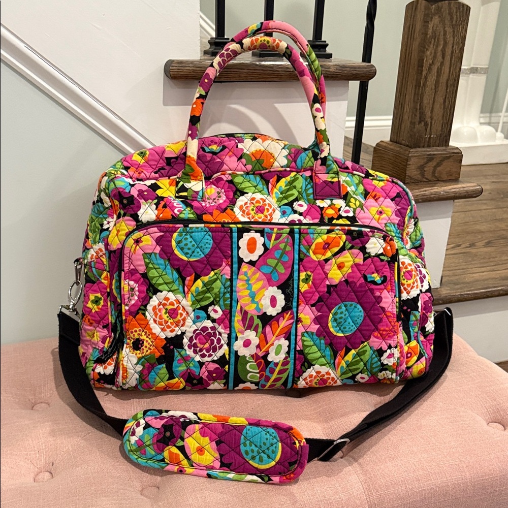 Vera Bradley Va Va Bloom, Weekender Bag, Never Used!